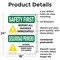 Signmission Safety Culture Sign, 18 in Width, Plastic, Rectangle OS-2PACK-SF-P-1824-L-10856 - alternate 5